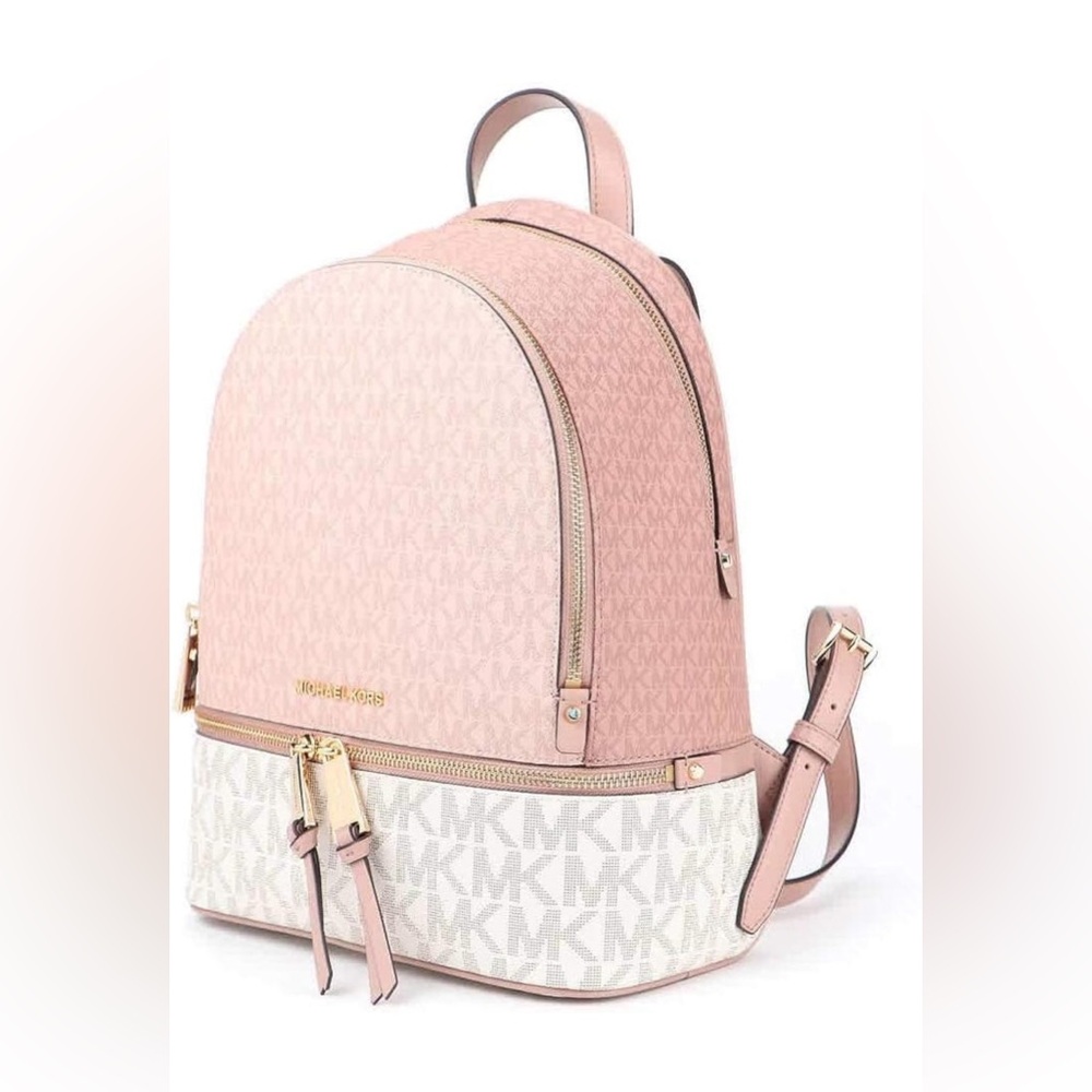 Michael Kors Rhea Zip Medium Backpack Ballet Multi One Size